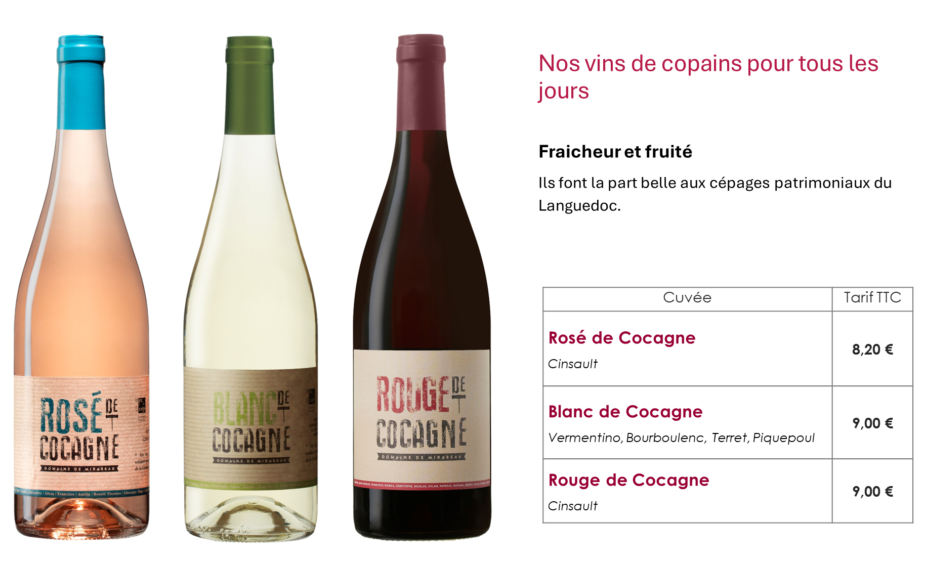 Commande groupée de printemps - Vigne de Cocagne - Réseau Cocagne